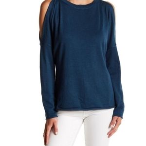 John + Jenn Anthro Knit Cold Shoulder Pullover M
